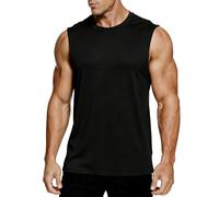 MeetHoo Camisetas de Tirantes Hombre Chaleco Deportivo Entrenamiento Camiseta sin Mangas Deportivas Fitness Verano para Deporte Gimnasio Correr Fútbol y Ciclismo