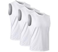 MeetHoo Camisetas de Tirantes Hombre Chaleco Deportivo Entrenamiento Camiseta sin Mangas Deportivas Fitness Verano para Deporte Gimnasio Correr Fútbol y Ciclismo