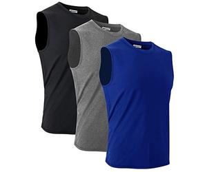 MeetHoo T1, Camisa Hombre, Black+Gray+Blue,