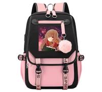 Meetiger Harry Magic School Bag, Hermione Backpacks for Girls, Ladies Youth Children Travel Backpack, Fits 15.6-Inch Laptop Pink-A
