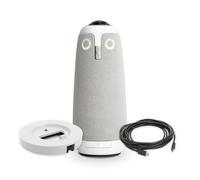 Meeting Owl 3 Premium Pack: Cámara de videoconferencia Inteligente HD de 360 Grados, micrófono y Altavoz (Enfoque automático de Altavoces y Zoom Inteligente y ecualización de Ruido)