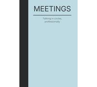 MEETING. Talking in circles, professionally.: This notebook captures the true spirit of corporate meetings. Ideal for office workers, managers, and ... through a conversation without an outcome.