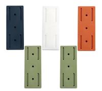 Meetitsneeds Adhesive Punch-Free Socket Holder, Strong Wall Mount Power Strip Organizer, Damage-Free Installation & Space-Saving Design (All 5 pcs)