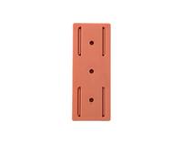 Meetitsneeds Adhesive Punch-Free Socket Holder, Strong Wall Mount Power Strip Organizer, Self Adhesive Power Strip Holder, for Home Office Kitchen, Easy to Use (Pink)
