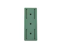 Meetitsneeds Adhesive Punch-Free Socket Holder, Strong Wall Mount Power Strip Organizer, Self Adhesive Power Strip Holder, for Home Office Kitchen, Easy to Use (Green)