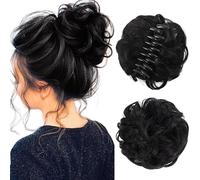 Meetitsneeds Bun Extension Clips, Wig Clips for Hair Extensions, Adjustable Claw Design Non-Slip Grip Secure Style, Voluminous Messy Buns, Ideal Women Girls Easy Updos Ponytails (I)