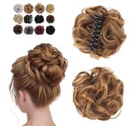Meetitsneeds Bun Extension Clips, Wig Clips for Hair Extensions, Adjustable Claw Design Non-Slip Grip Secure Style, Voluminous Messy Buns, Ideal Women Girls Easy Updos Ponytails (G)