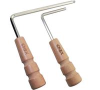 MEETOOT 1 juego de llaves de extensión de guitarra de 4 mm y 5 mm, herramientas de extremo de bola, accesorios de instrumentos musicales, pieza de mantenimiento de graves