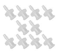MEETOOT 10 adaptadores hembra Luer Lock de policarbonato de 1/4 pulgadas para instrumentos bioquímicos/analíticos de laboratorio, maquinaria de alimentos y equipos de acuario