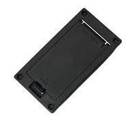 MEETOOT Caja de batería de 9 V, 72,5 x 38 x 22 mm, caja de cubierta de batería para guitarra activa y bajo