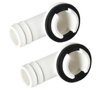 MEETOOT Conector de manguera de drenaje de aire acondicionado de 20 mm, 2 unidades, enchufe de condensado, junta de codo para ventana, unidad de CA mini split Frigidaire