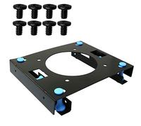 MEETOOT Soporte Amortiguador de Disco Duro de 3.5 Pulgadas de Color Azul con Tornillos de Montaje para Carcasa de PC 3.5 HDD a 5.25 DVD ROM Bay Adaptador de Montaje con Clavos de Goma y Tornillos