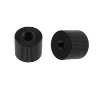 MEETOOT Tuerca de conexión de aleación de aluminio, tuerca de trípode con agujero de rosca de 1/4 a 3/8 para articulación de brazos mágicos, aparejos de trípode, tornillo de montaje de trípode de