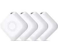 MEETOWN Air Tracker Tag 4 Piezas, Smart Tracker Soporte Apple Dónde está, Buscar Objetos, Air Smart Tag Localizador para Carteras, Equipaje, Bolsas, Mochilas, Maletas, Mochilas (Solo iOS)