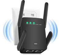 MEETOWN Repetidor WiFi, 300M Repetidor WiFi para Casa, Oficina, Cubre hasta 250m² y más de 25 Dispositivos