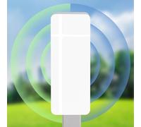 MEETOWN Repetidor WiFi Exterior, 1200M Amplificador Wi-Fi Resistente IP65, Doble Banda 5Gy2.4GHz, Repetidor WiFi Potente Inalámbrico con 16 dBi Antena Oculta Integrada, Repeater/Ap/Router Modo