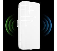 MEETOWN Repetidor WiFi para Exterior, IP65 Resistente 300M Amplificador WiFi Exterior, 2.4GHz Potente Repetidor WiFi Largo Alcance Exterior, Compatible con el 99% de Routers WiFi