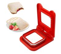 MEETOZ Cortador de sándwiches y sellador, sandwichera cuadrada, desoxidante para el almuerzo de los niños, sin costra, fácil para la escuela y lonchera Bento