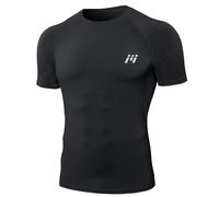 MEETWEE Camiseta Compresión Hombre Manga Corta/Larga Técnica Transpirable para Running, Gym y Ciclismo Capa Base Deportiva