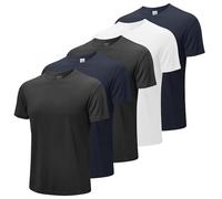 MEETWEE Camiseta de Manga Corta para Hombre, Camiseta Deportiva de Verano para Gimnasio Fitness de Secado Rápido Transpirable Camiseta de Entrenamiento Funcional