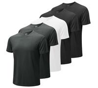 MEETWEE Camiseta de Manga Corta para Hombre, Camiseta Deportiva de Verano para Gimnasio Fitness de Secado Rápido Transpirable Camiseta de Entrenamiento Funcional