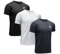 MEETWEE Camiseta Deportiva Homme, Manga Corta Camiseta Fitness Secado Rápido para Running, Gym 1/2/3/4 Pack
