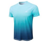 MEETWEE Camiseta Hombre Degradado Anti-UV UPF 50+ Protección Solar Transpirable Secado rápido Ligera elástico 4 direcciones para Senderismo Pesca Playa Verano