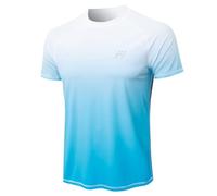 MEETWEE Camiseta Hombre Degradado Anti-UV UPF 50+ Protección Solar Transpirable Secado rápido Ligera elástico 4 direcciones para Senderismo Pesca Playa Verano