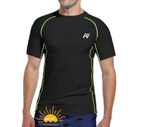 MEETWEE Camiseta Natación Hombre, UV Manga Corta/Larga Rash Guard Camiseta de Protección UPF 50＋Secado Rápido Deportes Acuáticos Surf Natación Verano