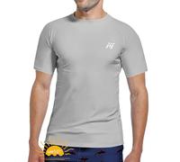 MEETWEE Camiseta Natación Hombre, UV Manga Corta/Larga Rash Guard Camiseta de Protección UPF 50＋Secado Rápido Deportes Acuáticos Surf Natación Verano