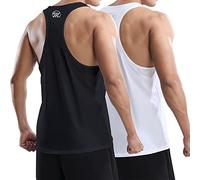 MEETWEE Camiseta Tirantes para Hombre, Camisetas Sin Manga Fitness Tank Top Gym T Shirt para Running Deportes