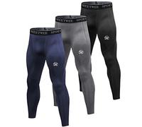 MEETWEE Hombre, Leggings, Largas Compresión Pantalones Deporte Mallas Running para Fitness Yoga