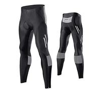 MEETWEE Hombres Pantalones de Ciclismo, Transpirable Bicicleta con 3D Gel Acolchado MTB Ciclismo Pantalones Largos