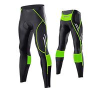 MEETWEE Hombres Pantalones de Ciclismo, Transpirable Bicicleta con 3D Gel Acolchado MTB Ciclismo Pantalones Largos