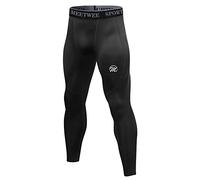 MEETWEE Leggings Hombre, Largas Pantalón de Compresión Pantalones Deporte Mallas Running para Fitness Yoga