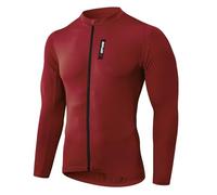 MEETWEE Maillot Ciclismo Hombre, Manga Larga/Corta Ropa de MTB Bicicleta Camisetas de Ciclismo Secado Rápido 3 Bolsillos Maillot Ciclismo Carretera