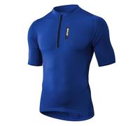 MEETWEE Maillot Ciclismo Hombre, Manga Larga/Corta Ropa de MTB Bicicleta Camisetas de Ciclismo Secado Rápido 3 Bolsillos Maillot Ciclismo Carretera