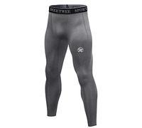MEETWEE Mens Compression Leggings, Running Tights Cool Dry Base Layer Bottom Sports Pants for Workout Training Jogging