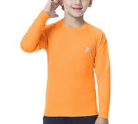MEETWEE Niño Chica Manga Larga Rash Vest Guard Niños Natación Top UV Protección Solar para Surf Piscina de Playa
