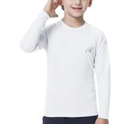 MEETWEE Niño Chica Manga Larga Rash Vest Guard Niños Natación Top UV Protección Solar para Surf Piscina de Playa