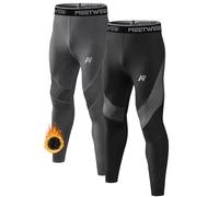 MEETWEE Pantalón Térmico Hombre Ropa Interior Térmica Funcional Calzoncillos Largos Leggins Termo para el Invierno Deporte Running Esquiar Senderismo
