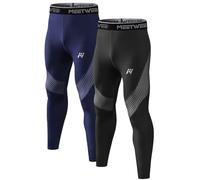 MEETWEE Pantalón Térmico Hombre Ropa Interior Térmica Funcional Calzoncillos Largos Leggins Termo para el Invierno Deporte Running Esquiar Senderismo
