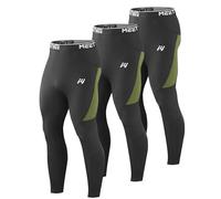 MEETWEE Pantalón Térmico para Hombre Pantalón de Invierno Forrado con Pelo Capa Base para Esquí y Senderismo