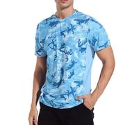 MEETWEE Rash Guard Hombre, Camisa Manga Corta Camiseta UV Camisetas Deporte Técnicas Deportiva T-Shirt de Protección Solar UPF50+ para fútbol Atletismo Correr o Montañismo Surf