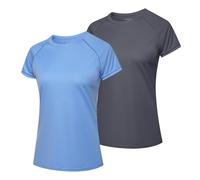 MEETWEE Rash Guard Mujer UPF 50+ Sudadera de Natación y Surf con Protección UV,Manga Larga/Corta,para Deportes Acuáticos