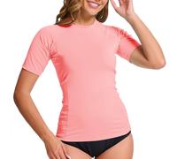 MEETWEE Rash Guard Sudadera Ultravioleta Sudadera de Surf Femenina Chaleco de natación UPF 50 + Sudadera de Natación de Manga Corta Sudadera de Natación Deportivas de Secado Rápido