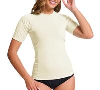 MEETWEE Rash Guard Sudadera Ultravioleta Sudadera de Surf Femenina Chaleco de natación UPF 50 + Sudadera de Natación de Manga Corta Sudadera de Natación Deportivas de Secado Rápido