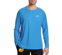 MEETWEE Rashguard Hombre,Camiseta UPF 50+ Protección UV,Secado Rápido y Transpirable para Surf,Natación,Running y Actividades al Aire Libre