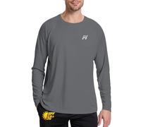MEETWEE Rashguard Hombre,Camiseta UPF 50+ Protección UV,Secado Rápido y Transpirable para Surf,Natación,Running y Actividades al Aire Libre