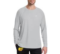 MEETWEE Rashguard Hombre,Camiseta UPF 50+ Protección UV,Secado Rápido y Transpirable para Surf,Natación,Running y Actividades al Aire Libre